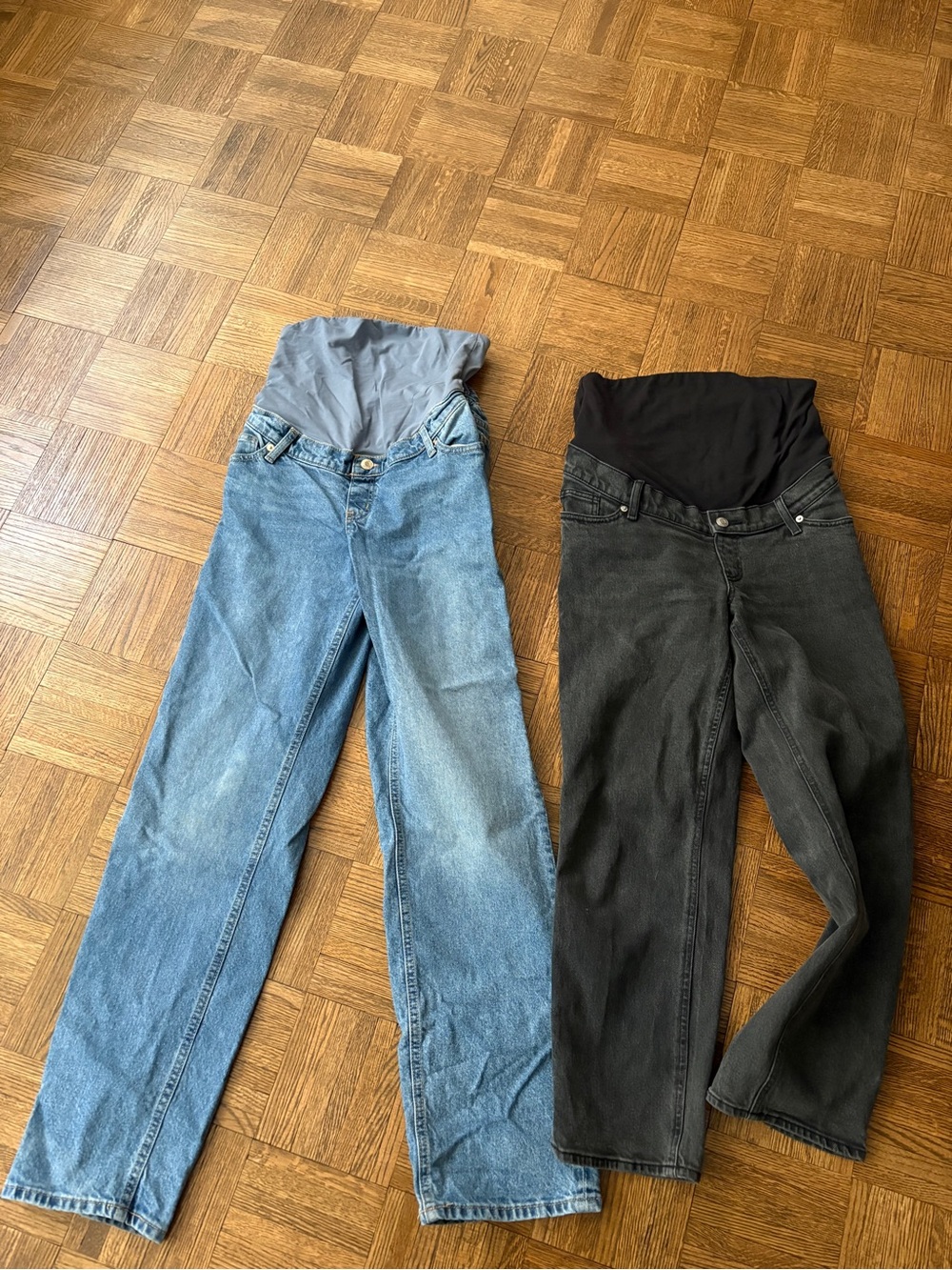 Maternity Jeans - Blue and Black